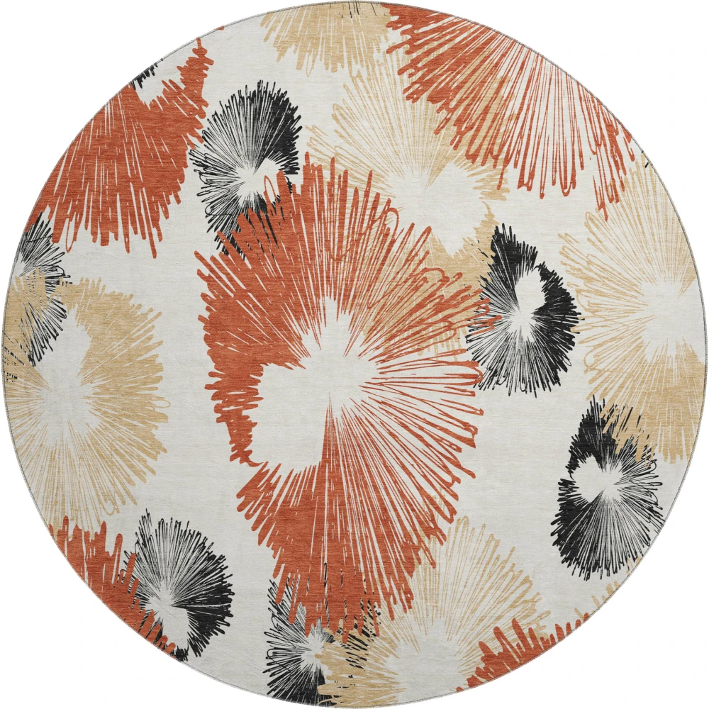 Mayfield AMF2132 Paprika 8' x 8' Rug