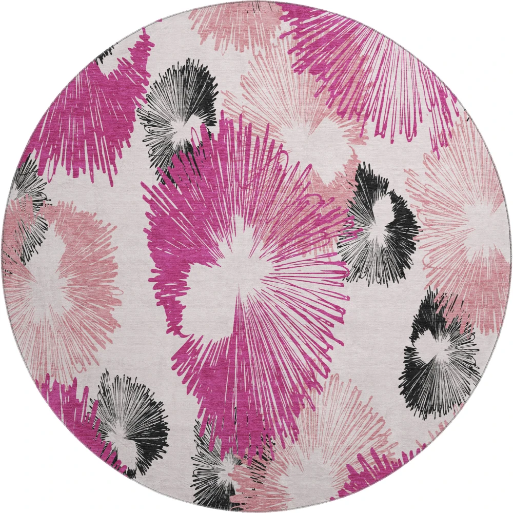 Mayfield AMF2132 Pink 8' x 8' Rug