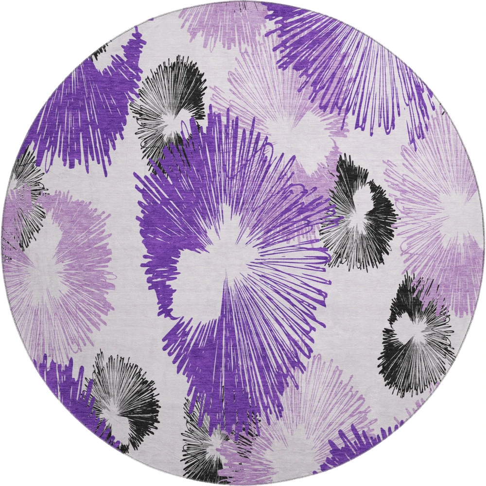 Mayfield AMF2132 Purple 8' x 8' Rug