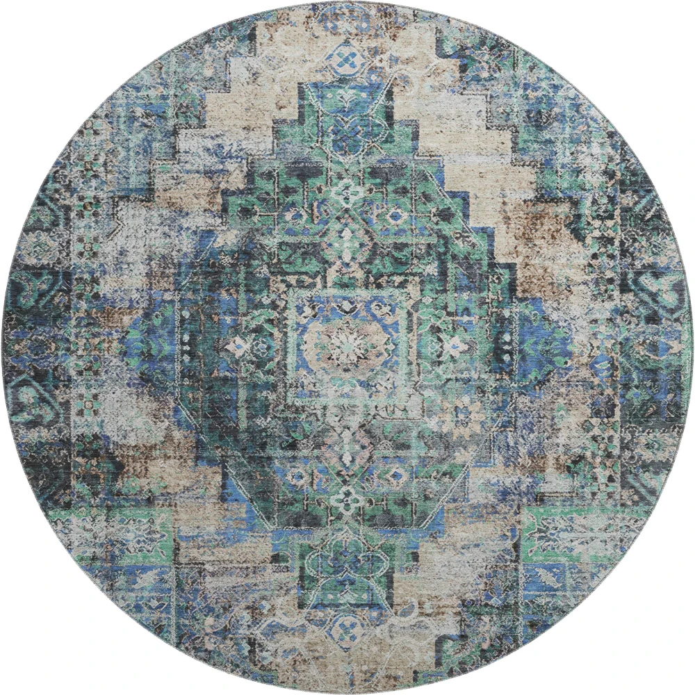 Mayfield AMF2139 Green 8' x 8' Rug