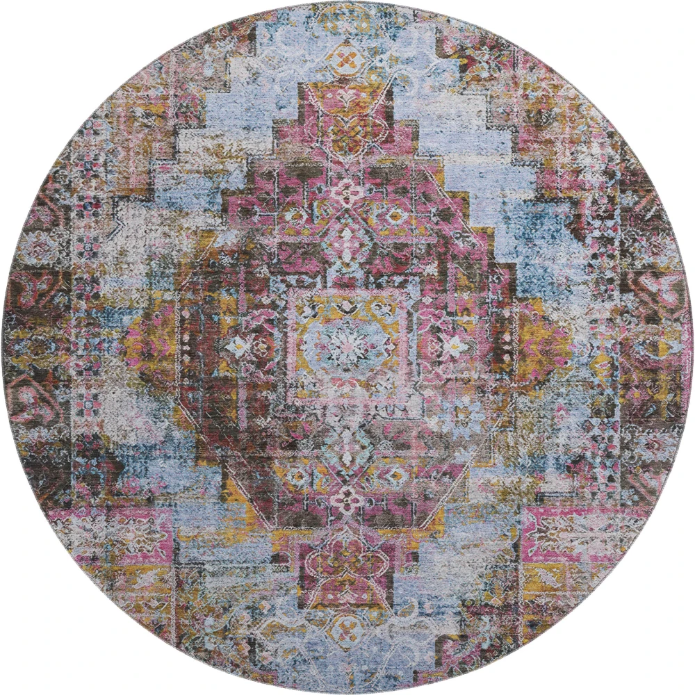 Mayfield AMF2139 Pink 8' x 8' Rug