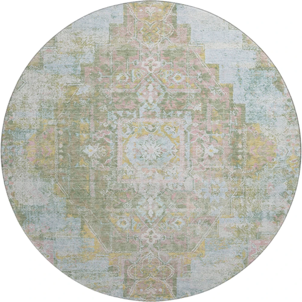 Mayfield AMF2140 Green 8' x 8' Rug