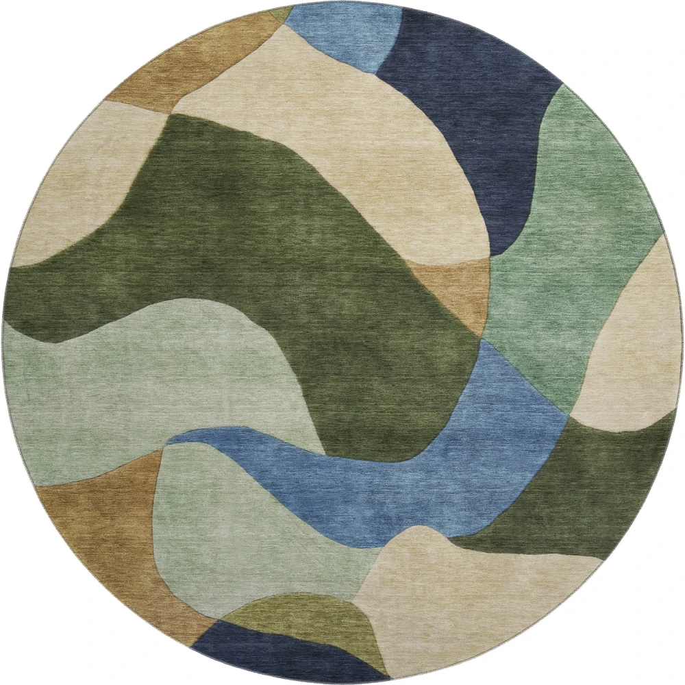 Mayfield AMF2141 Green 8' x 8' Rug