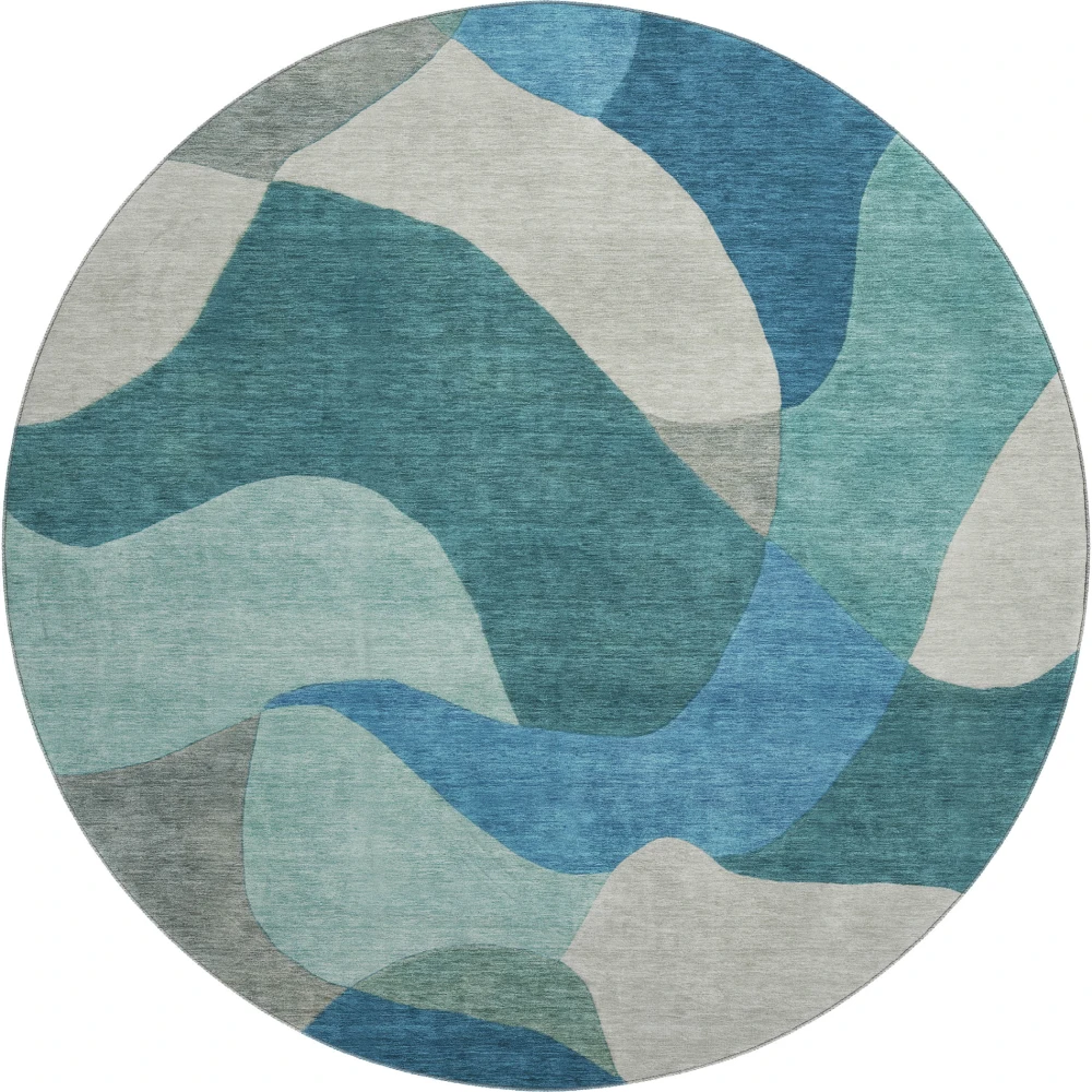 Mayfield AMF2141 Teal 8' x 8' Rug