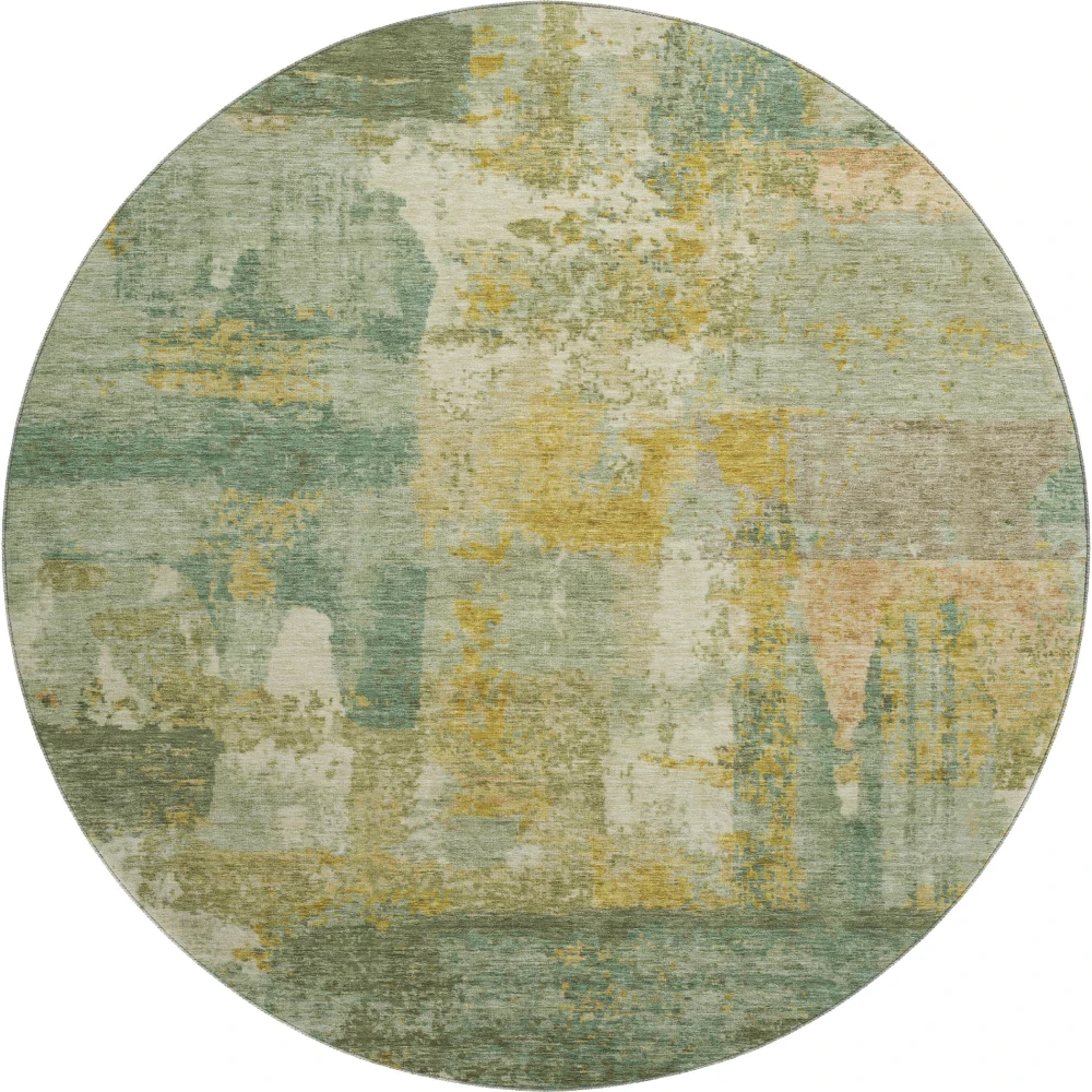 Mayfield AMF2147 Green 8' x 8' Rug