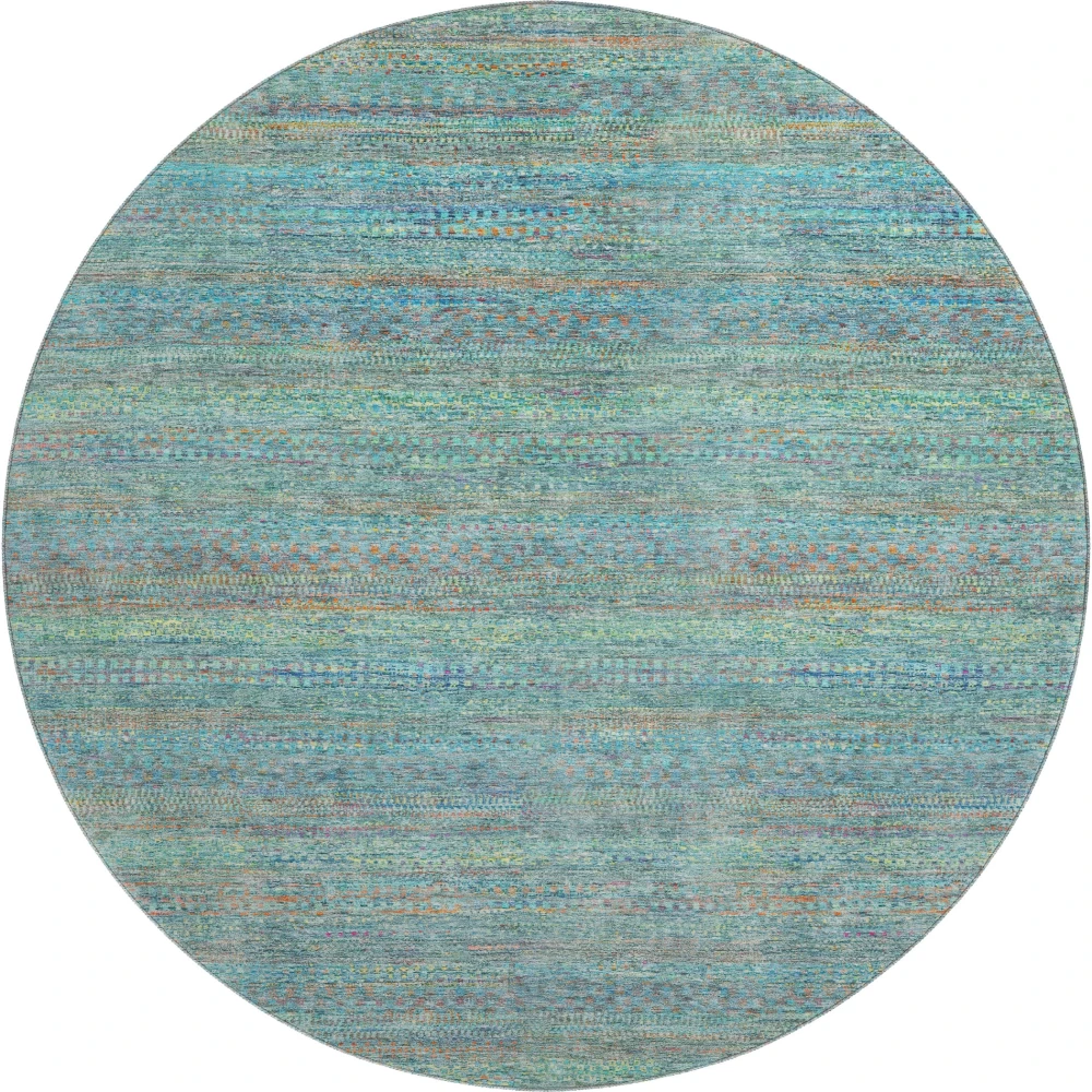 Mayfield AMF2148 Teal 8' x 8' Rug