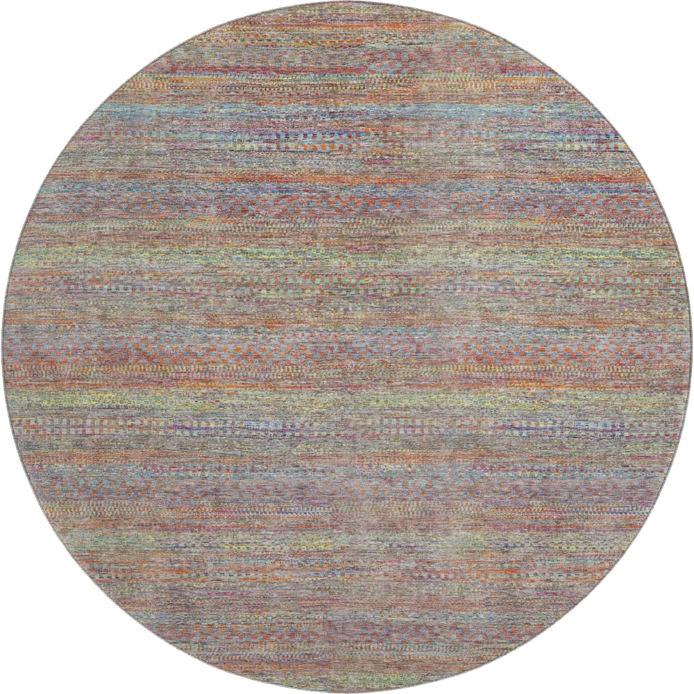 Mayfield AMF2148 Terracotta 8' x 8' Rug