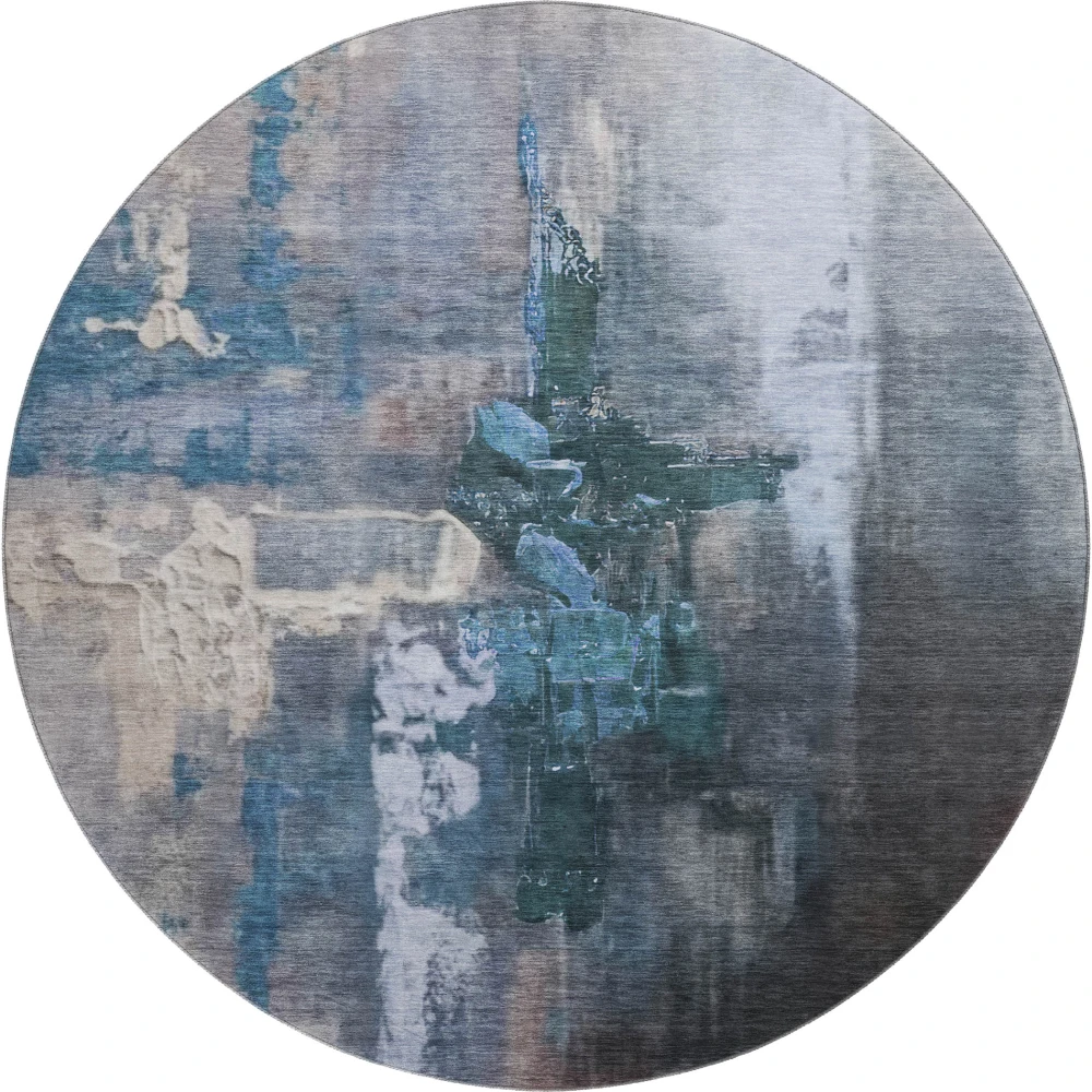 Mayfield AMF2157 Blue 8' x 8' Rug