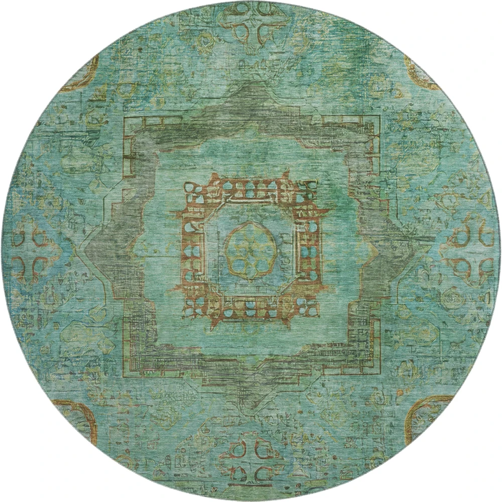 Mayfield AMF2159 Green 8' x 8' Rug