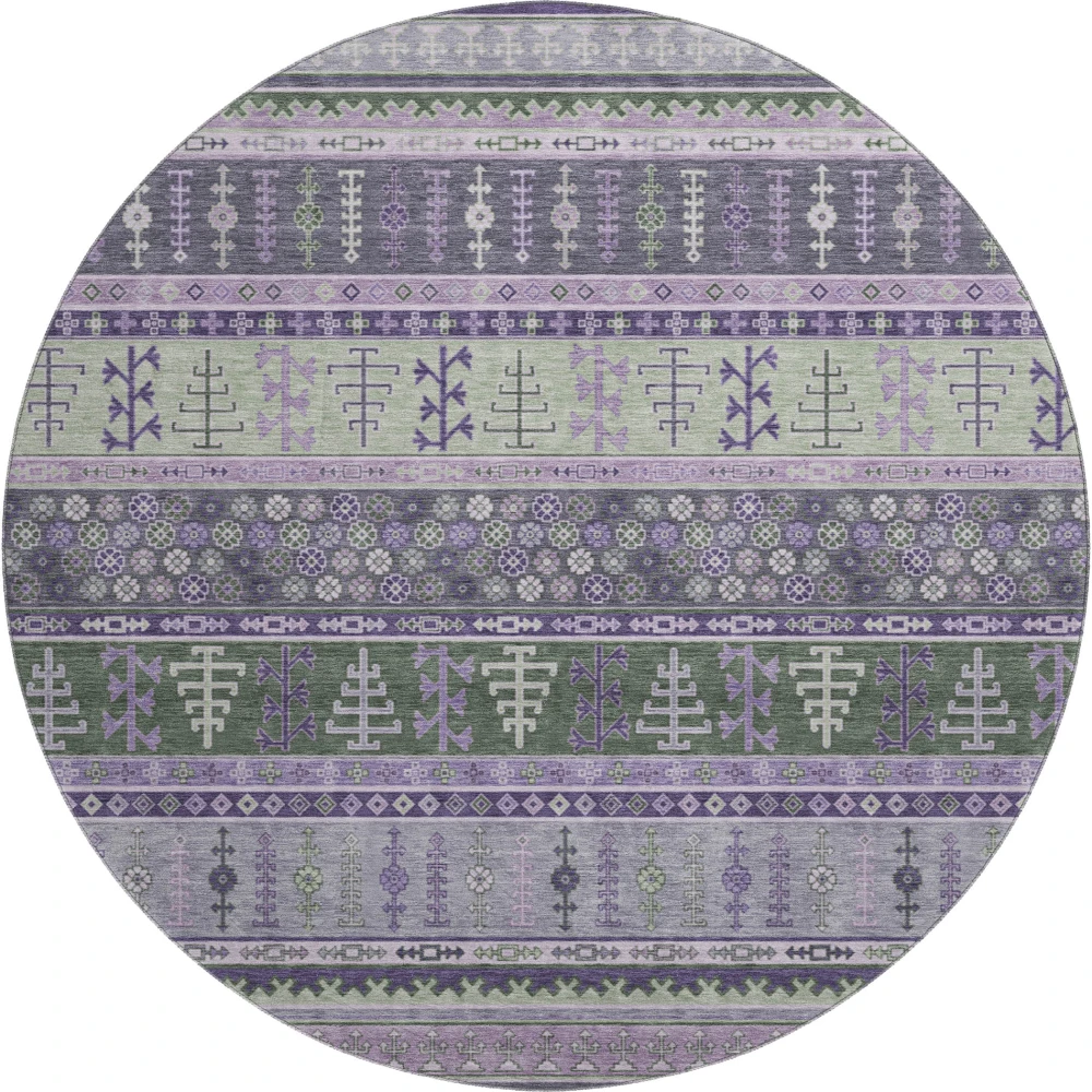 Mayfield AMF2160 Purple 8' x 8' Rug