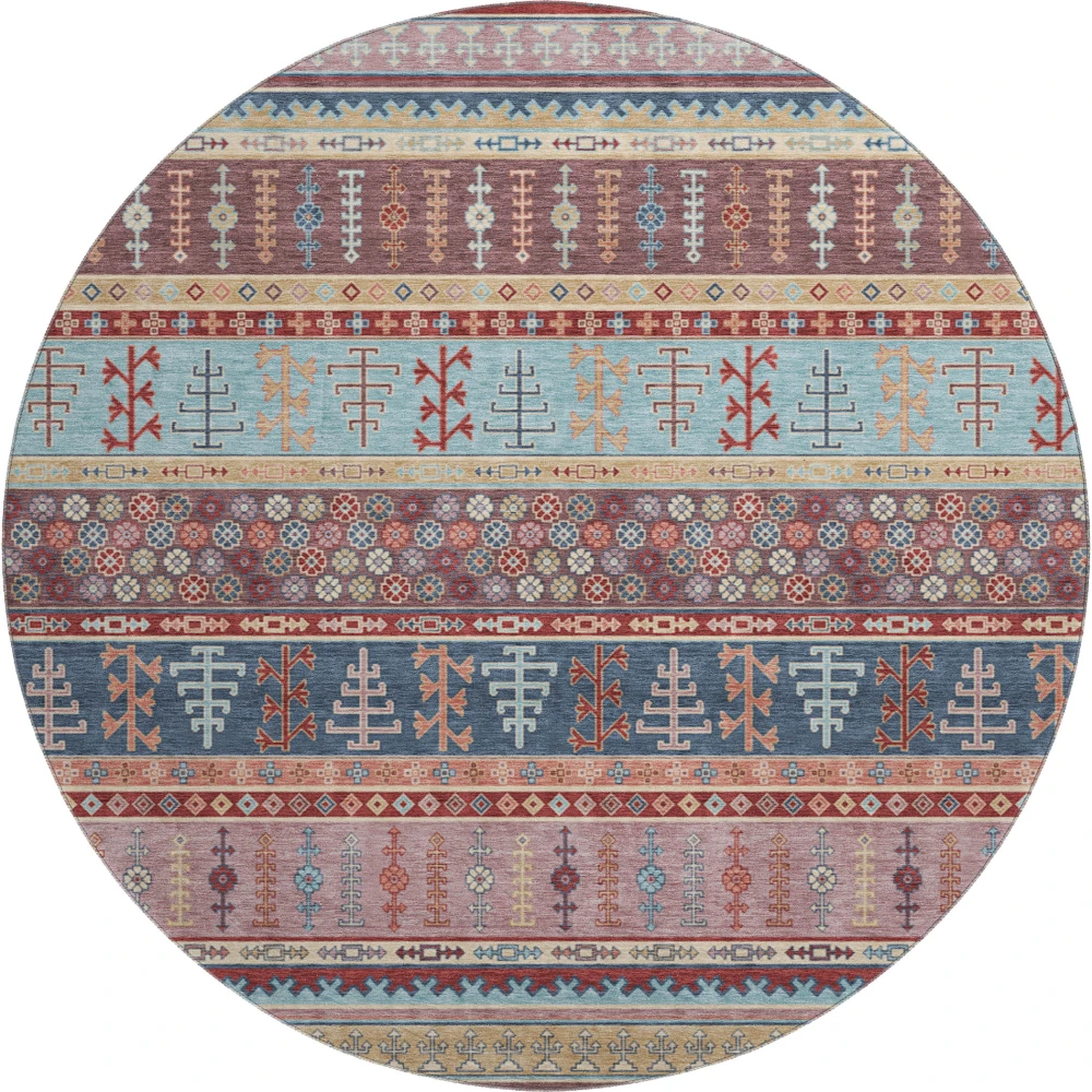 Mayfield AMF2160 Red 8' x 8' Rug