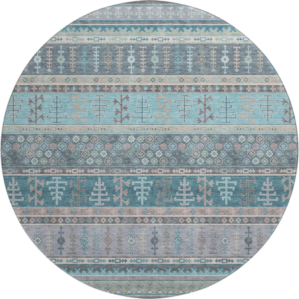 Mayfield AMF2160 Teal 8' x 8' Rug