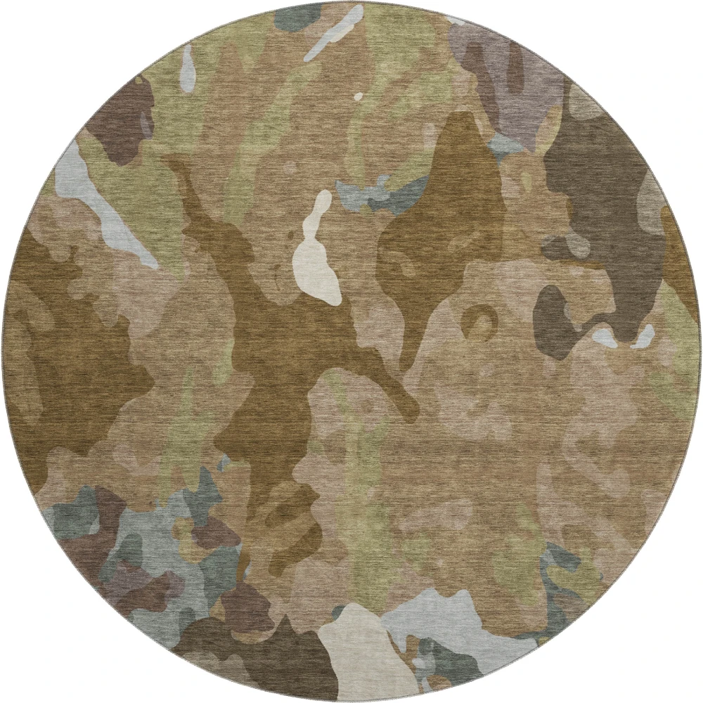 Mayfield AMF2161 Brown 8' x 8' Rug