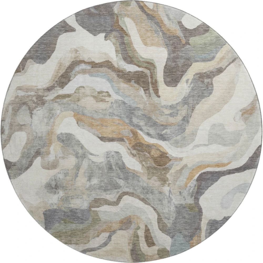 Mayfield AMF2162 Khaki 8' x 8' Rug