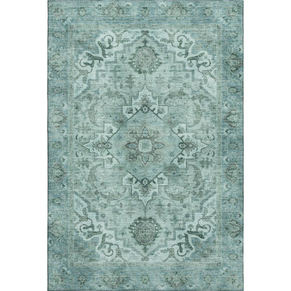 Mayfield AMF2164 Teal 3' x 5' Rug