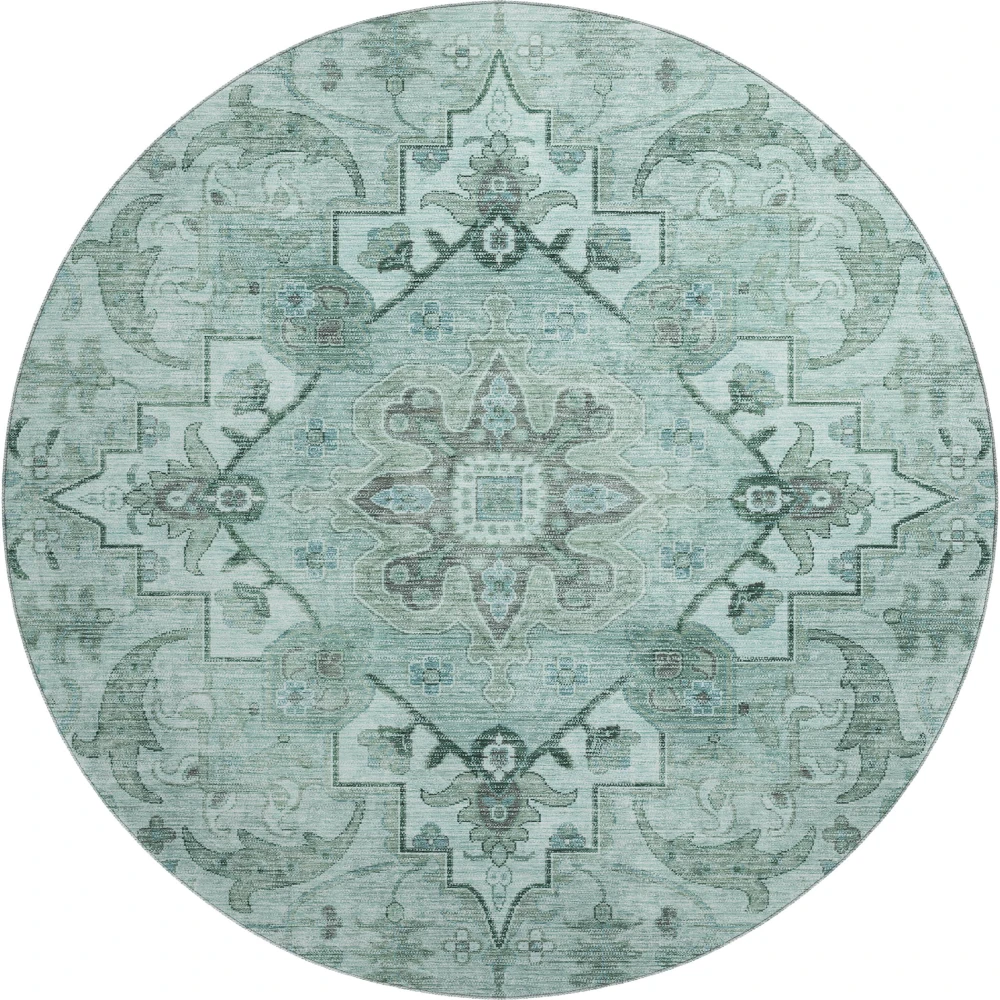 Mayfield AMF2164 Teal 8' x 8' Rug