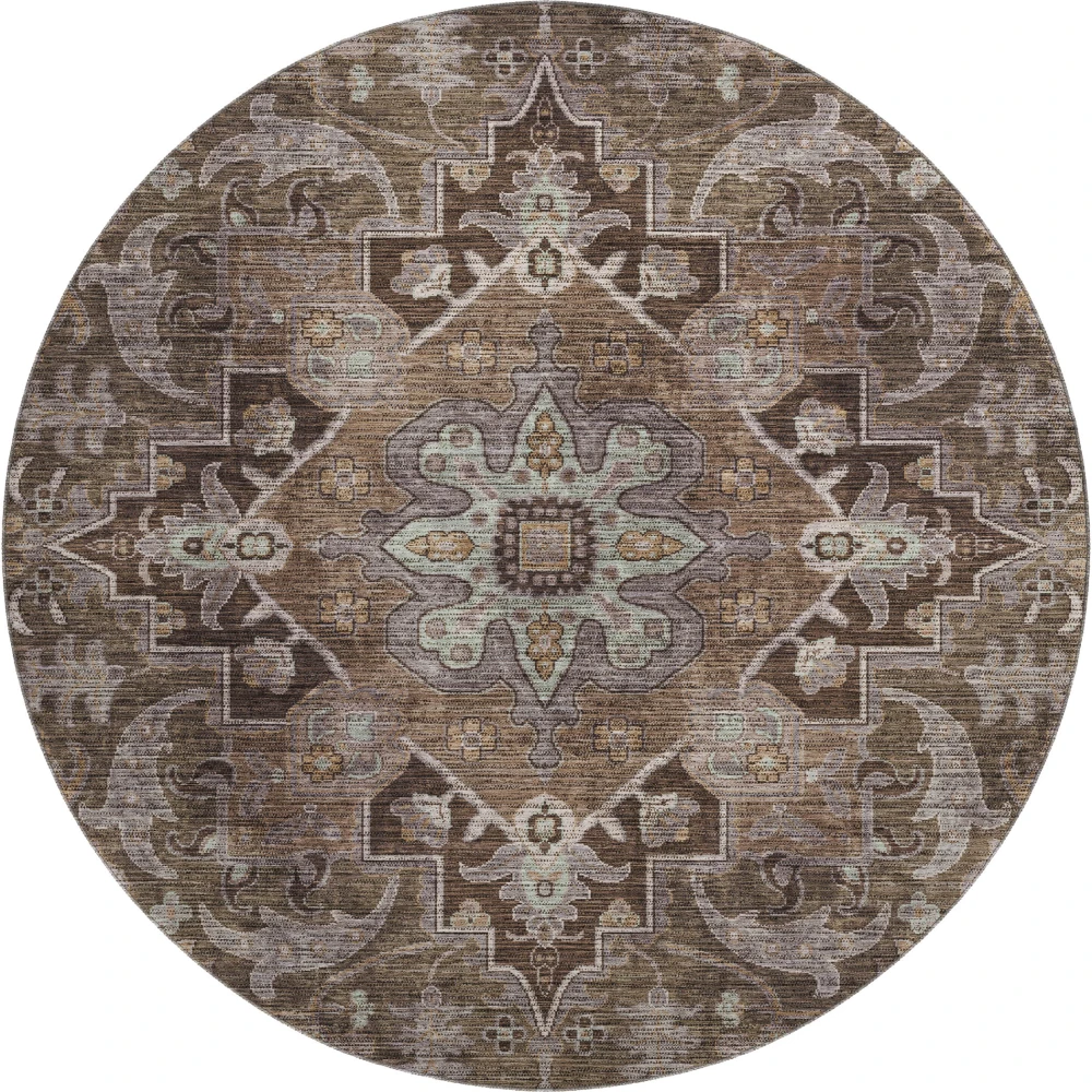 Mayfield AMF2165 Brown 8' x 8' Rug