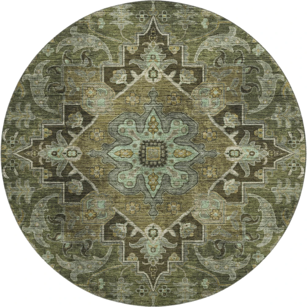 Mayfield AMF2165 Olive 8' x 8' Rug