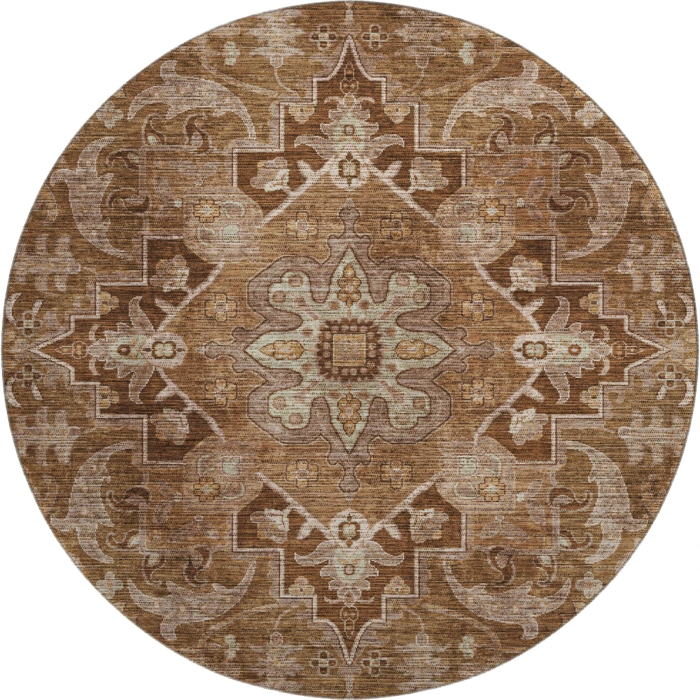 Mayfield AMF2165 Terracotta 8' x 8' Rug