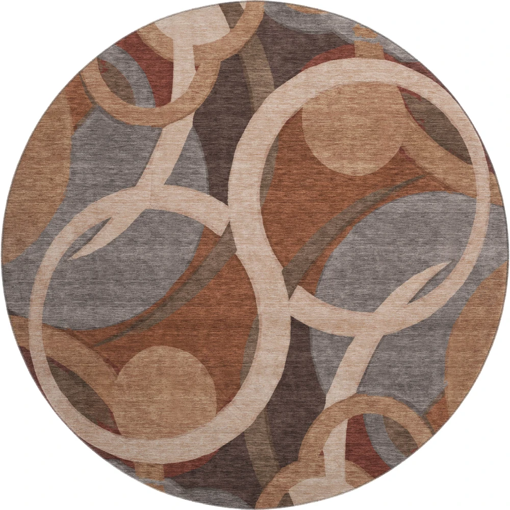 Mayfield AMF2167 Burgundy 8' x 8' Rug