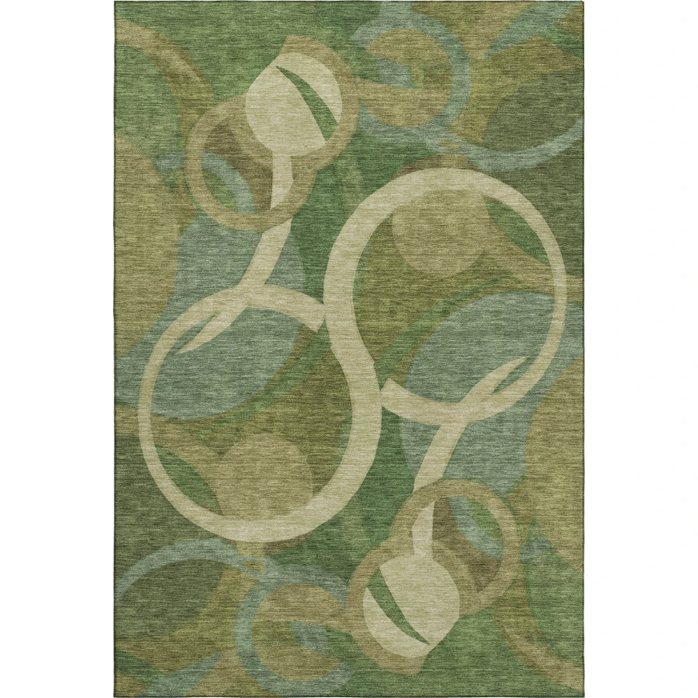 Mayfield AMF2167 Green 3' x 5' Rug