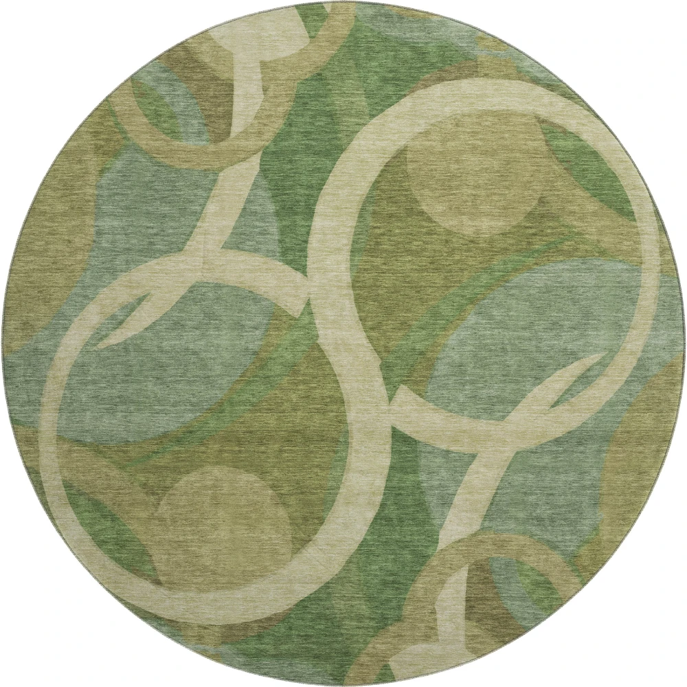 Mayfield AMF2167 Green 8' x 8' Rug