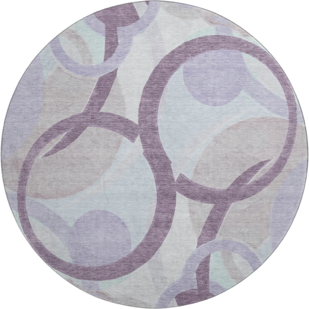 Mayfield AMF2168 Plum 8' x 8' Rug