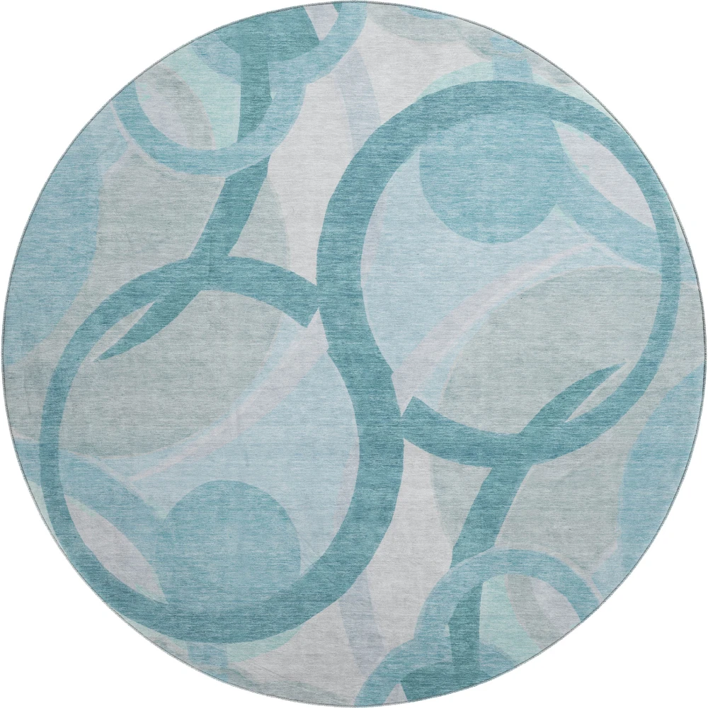 Mayfield AMF2168 Teal 8' x 8' Rug