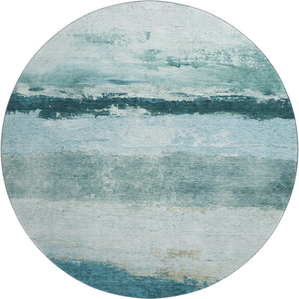 Mayfield AMF2169 Teal 8' x 8' Rug