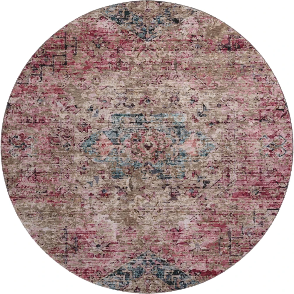 Mayfield AMF2170 Pink 8' x 8' Rug