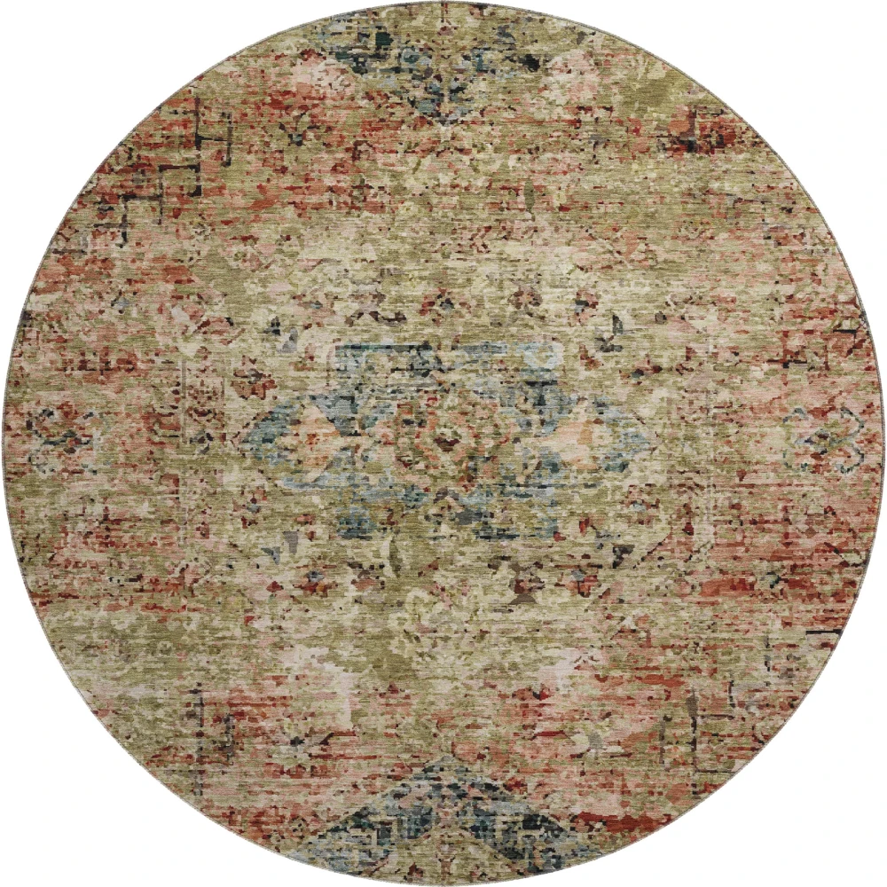Mayfield AMF2170 Terracotta 8' x 8' Rug
