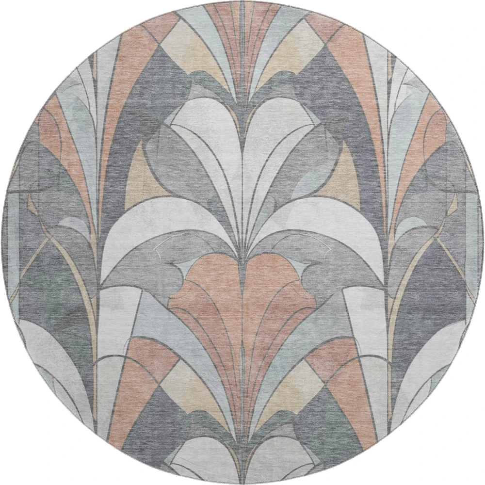 Mayfield AMF2174 Gray 8' x 8' Rug