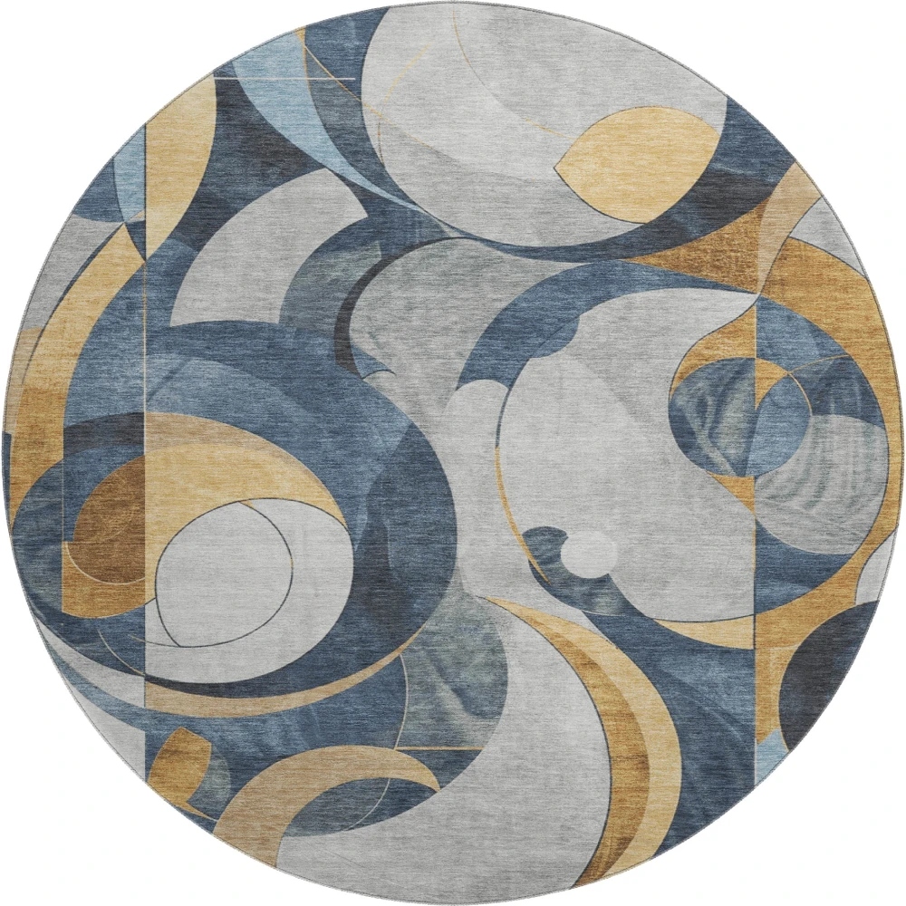 Mayfield AMF2175 Blue 8' x 8' Rug