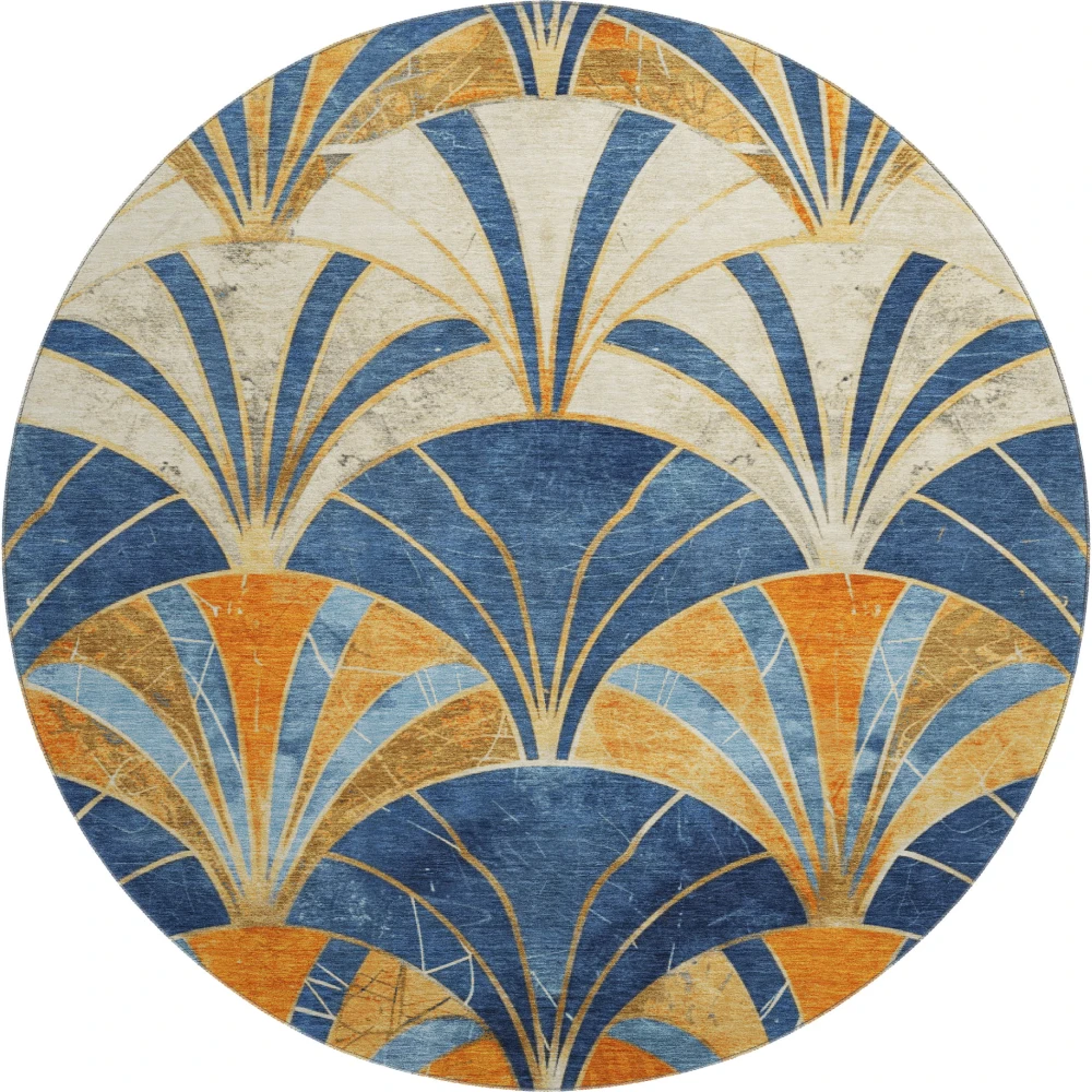 Mayfield AMF2178 Blue 8' x 8' Rug