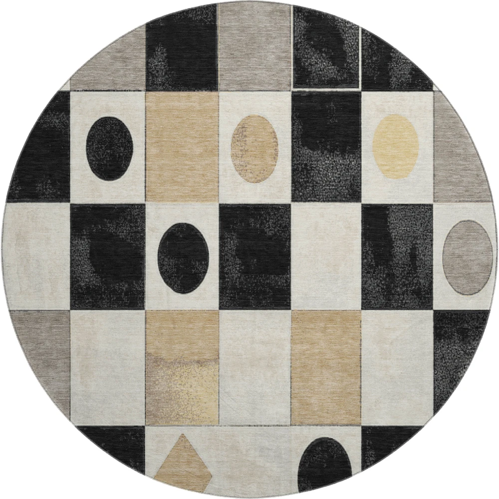Mayfield AMF2181 Black 8' x 8' Rug
