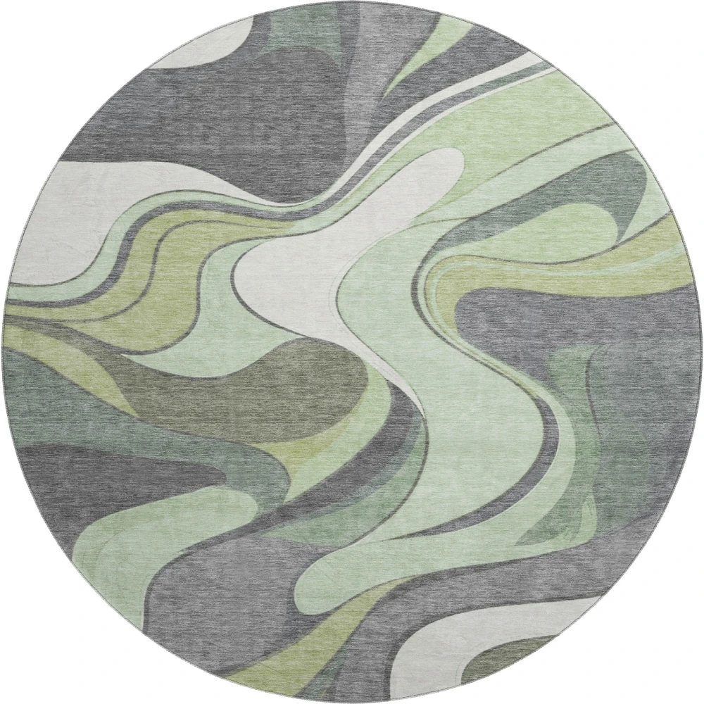 Mayfield AMF2183 Green 8' x 8' Rug