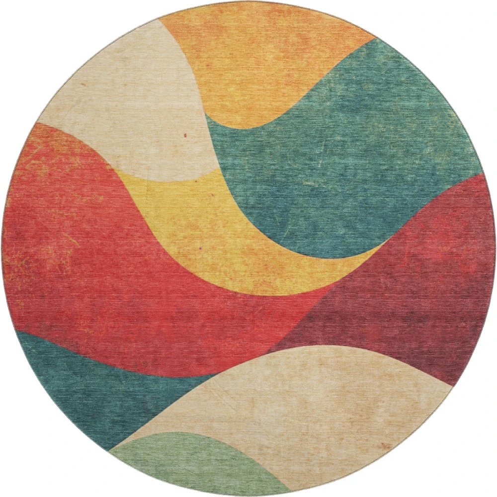 Mayfield AMF2184 Orange 8' x 8' Rug