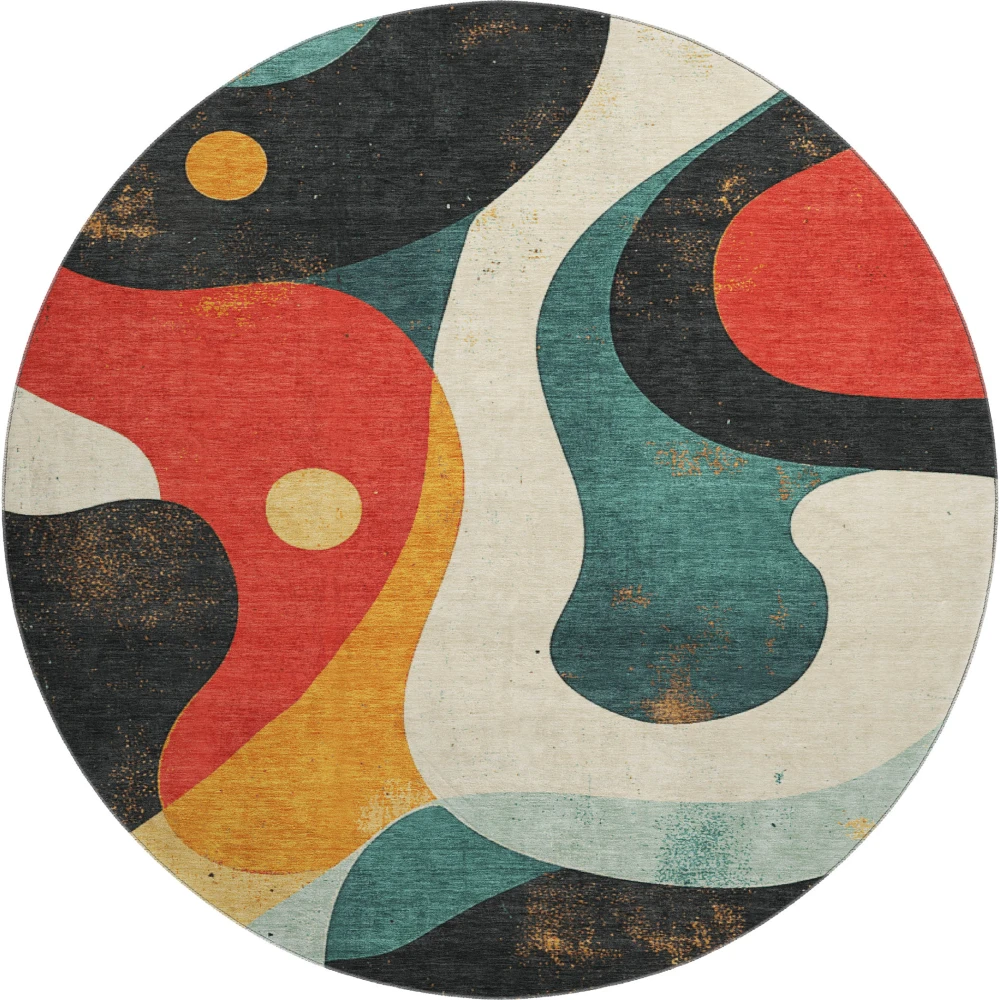 Mayfield AMF2185 Red 8' x 8' Rug