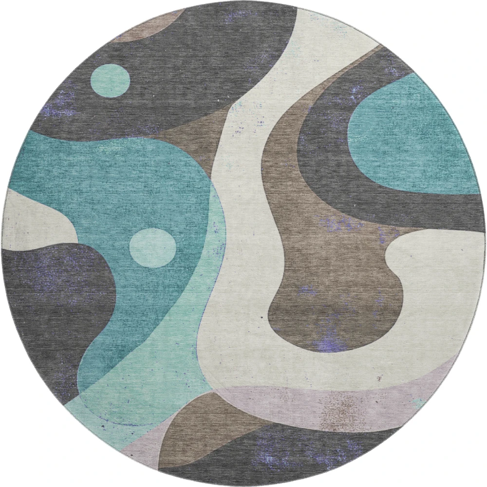 Mayfield AMF2185 Teal 8' x 8' Rug