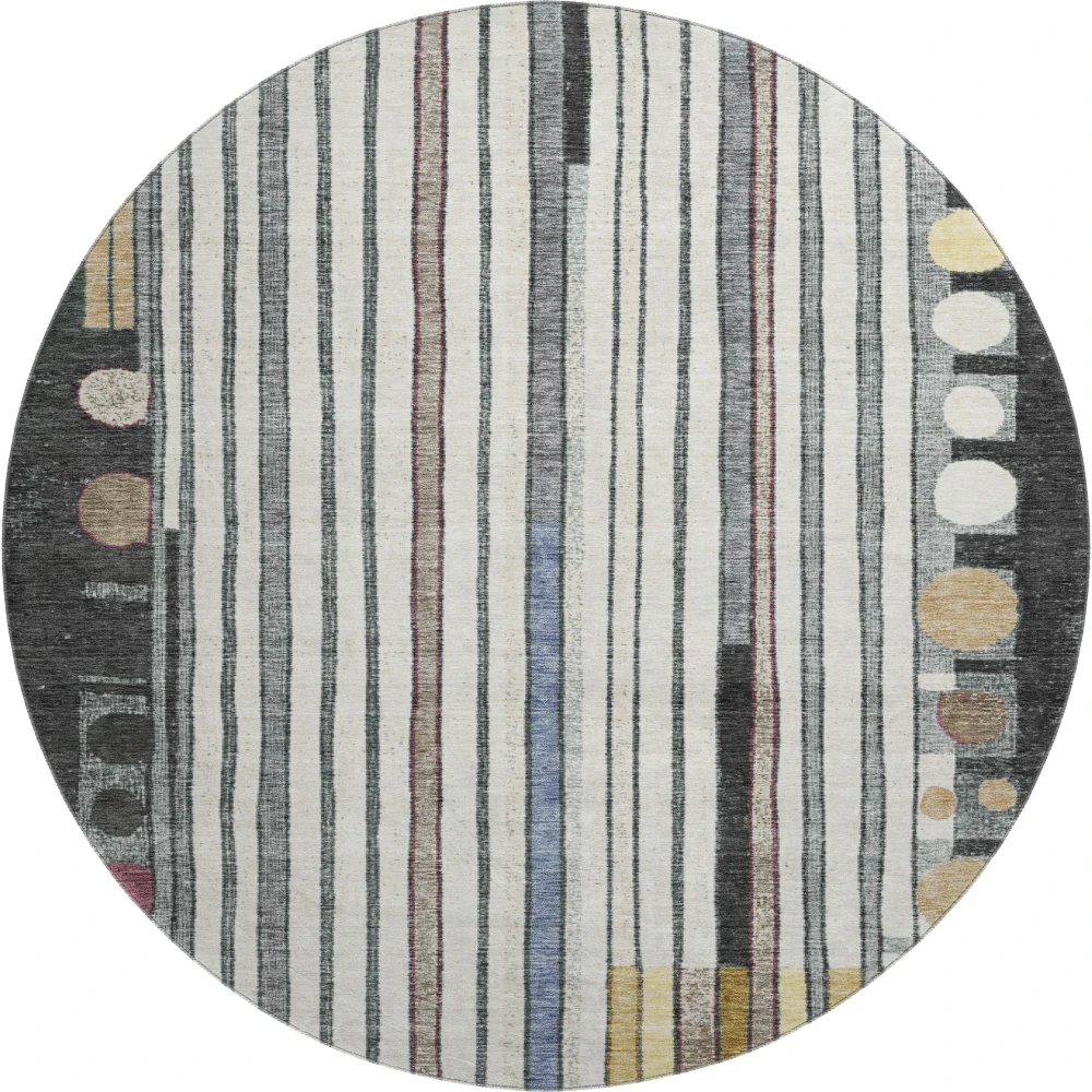 Mayfield AMF2189 Black 8' x 8' Rug