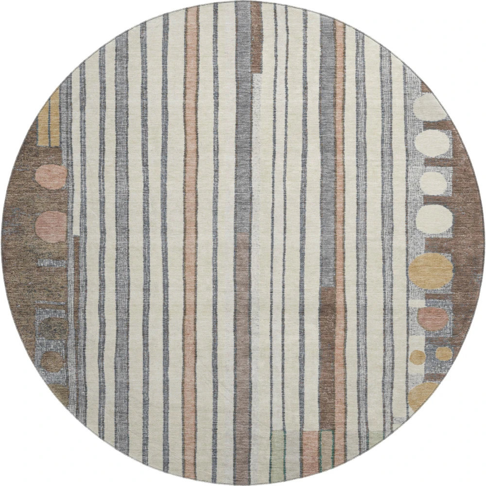 Mayfield AMF2189 Brown 8' x 8' Rug