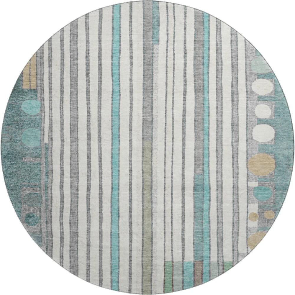 Mayfield AMF2189 Teal 8' x 8' Rug