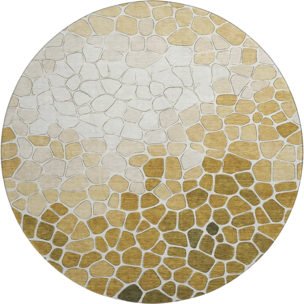 Mayfield AMF2190 Gold 8' x 8' Rug