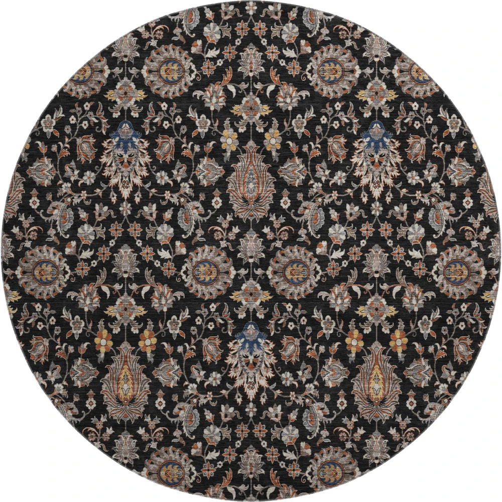 Mayfield AMF2192 Black 8' x 8' Rug