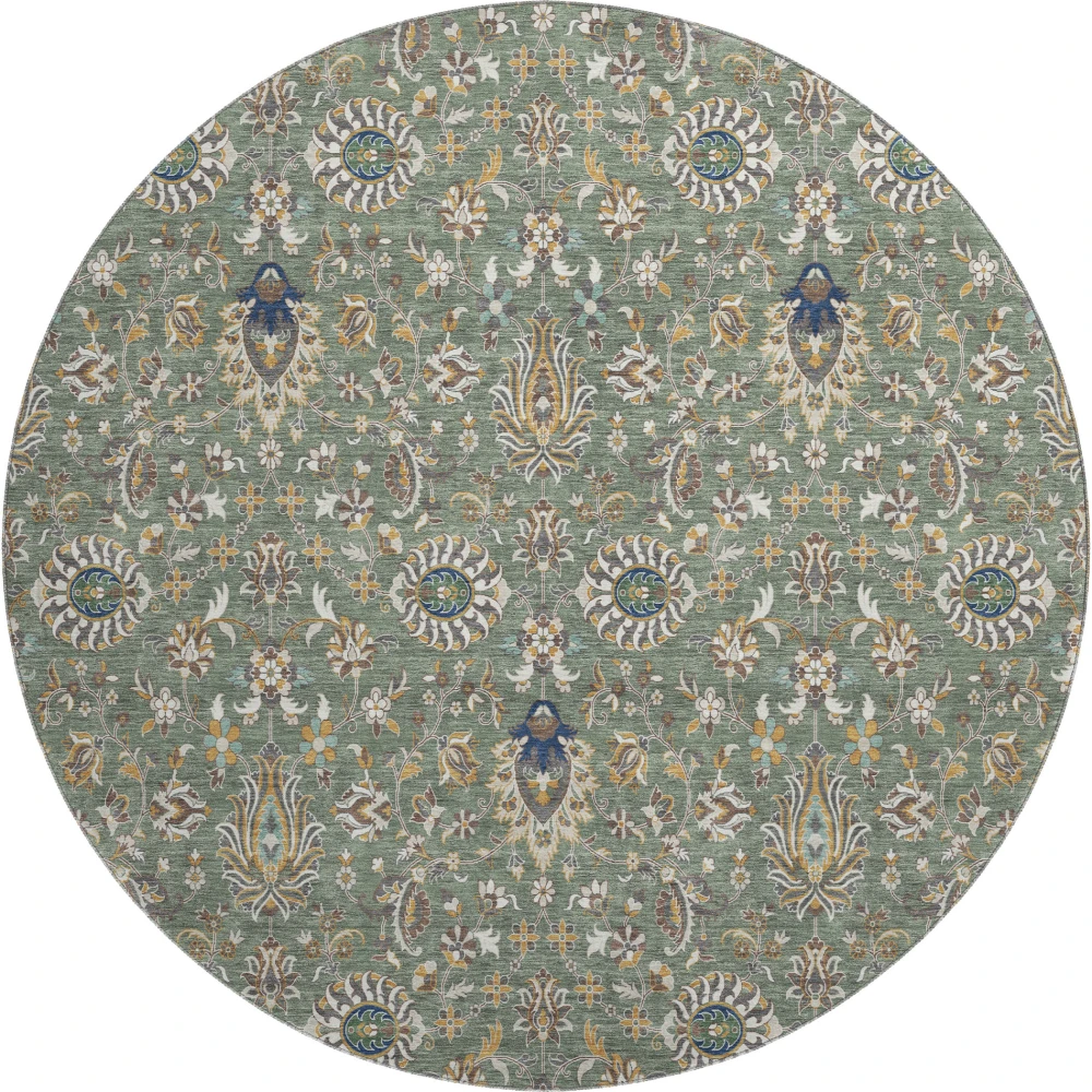 Mayfield AMF2192 Green 8' x 8' Rug