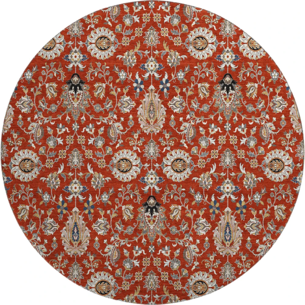 Mayfield AMF2192 Red 8' x 8' Rug