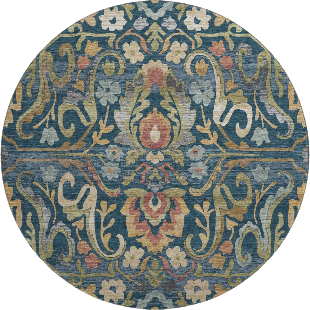 Mayfield AMF2193 Navy 8' x 8' Rug