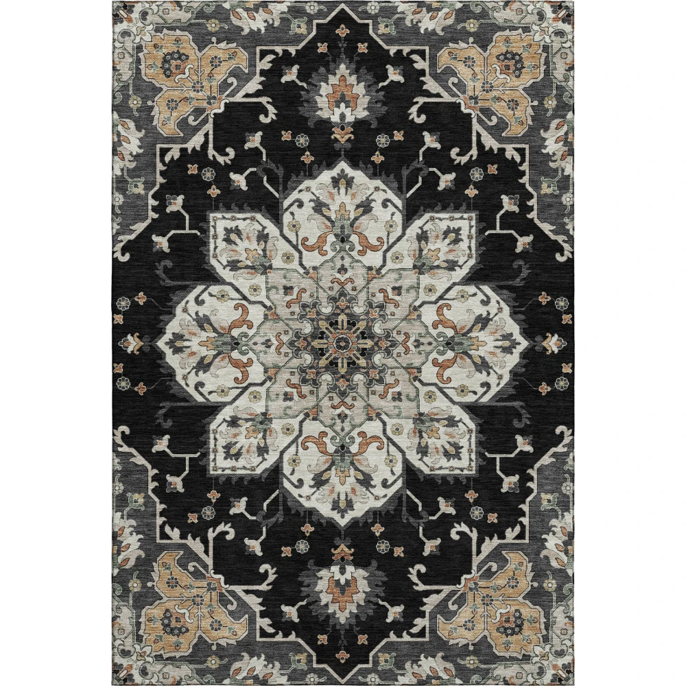 Mayfield AMF2194 Black 3' x 5' Rug