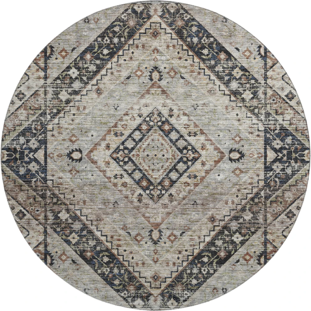 Mayfield AMF2195 Black 8' x 8' Rug