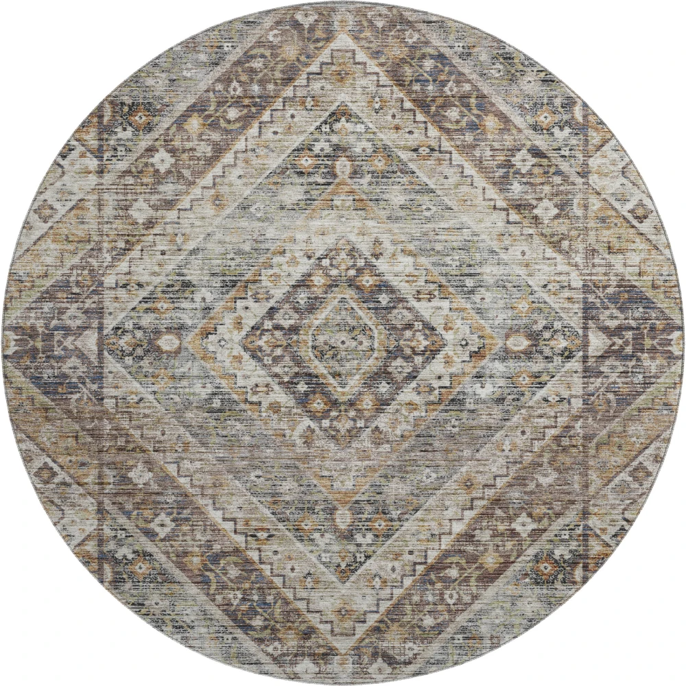 Mayfield AMF2195 Brown 8' x 8' Rug